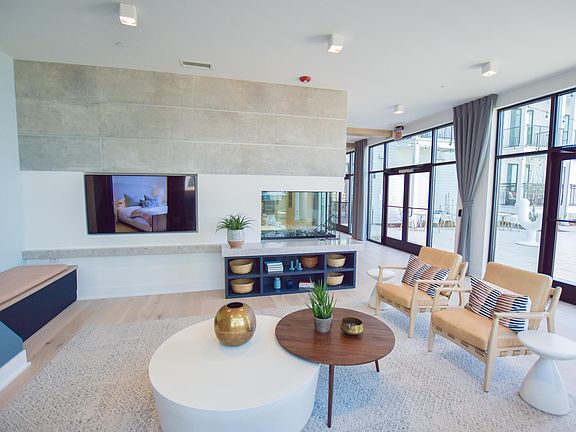 Clubhouse lounge area