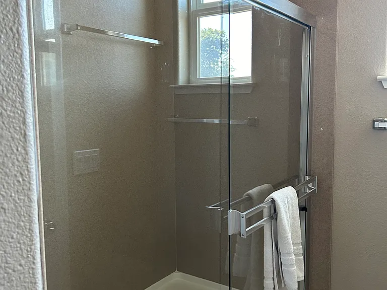 Top level Master bedroom bathroom toilet and shower