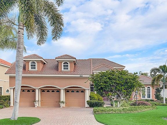 Spacious 3 car garage.