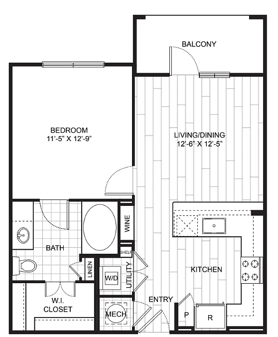 Floor plan A2A