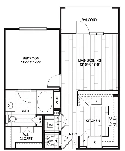 Floor plan A2A