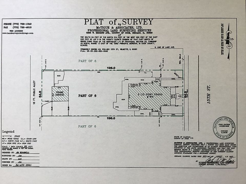 House and lot dimensions