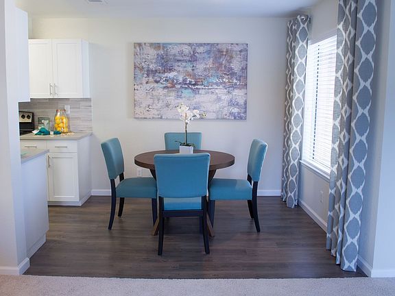 Floor plan B dining room view