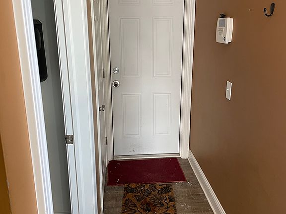 Inside hallway of back door.