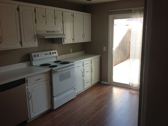 Kitchen view to patio
