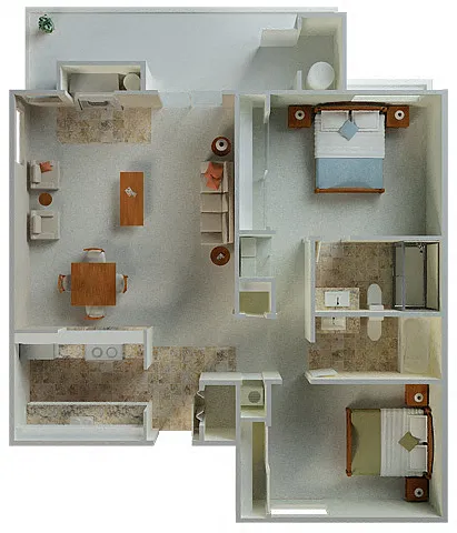Floor plan Palomino Corner