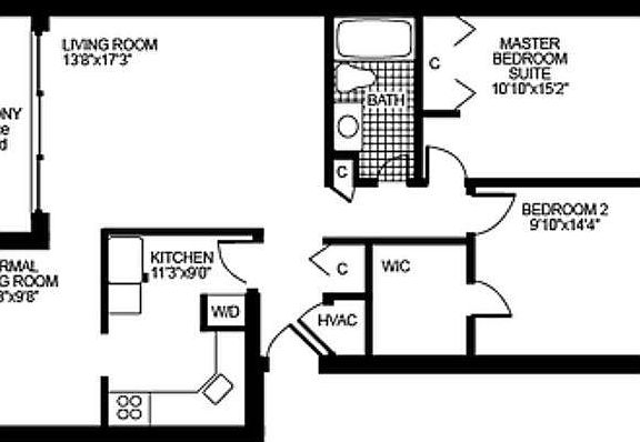 Condo floor plan