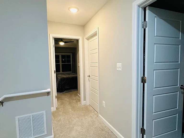hall leading to master bedroom