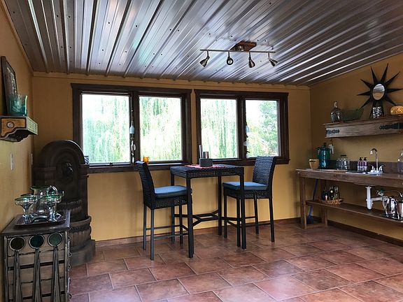 Kitchen area in Rec room