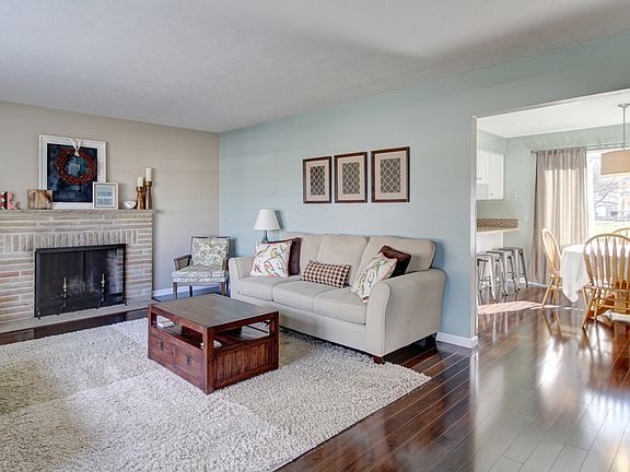 Stone Front Gas Fireplace