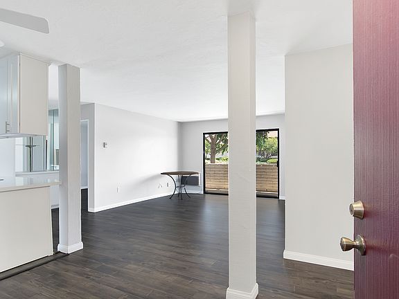 Front door to living room