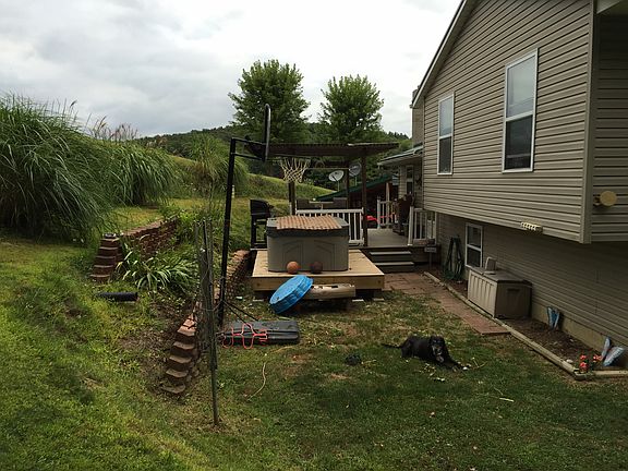 Back Yard with porch