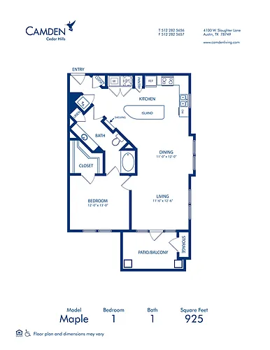 Floor plan Maple