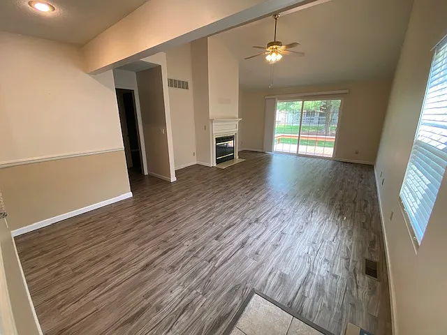 Another view of the dining/living room area.
