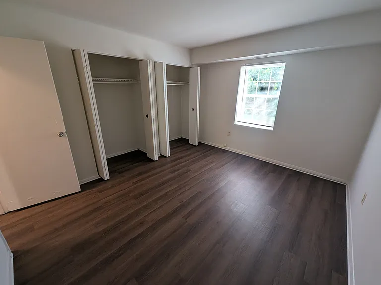 Large second bedroom with ample closets