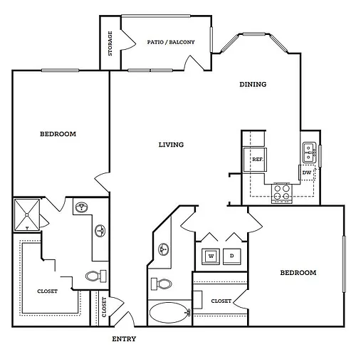 Floor plan B3