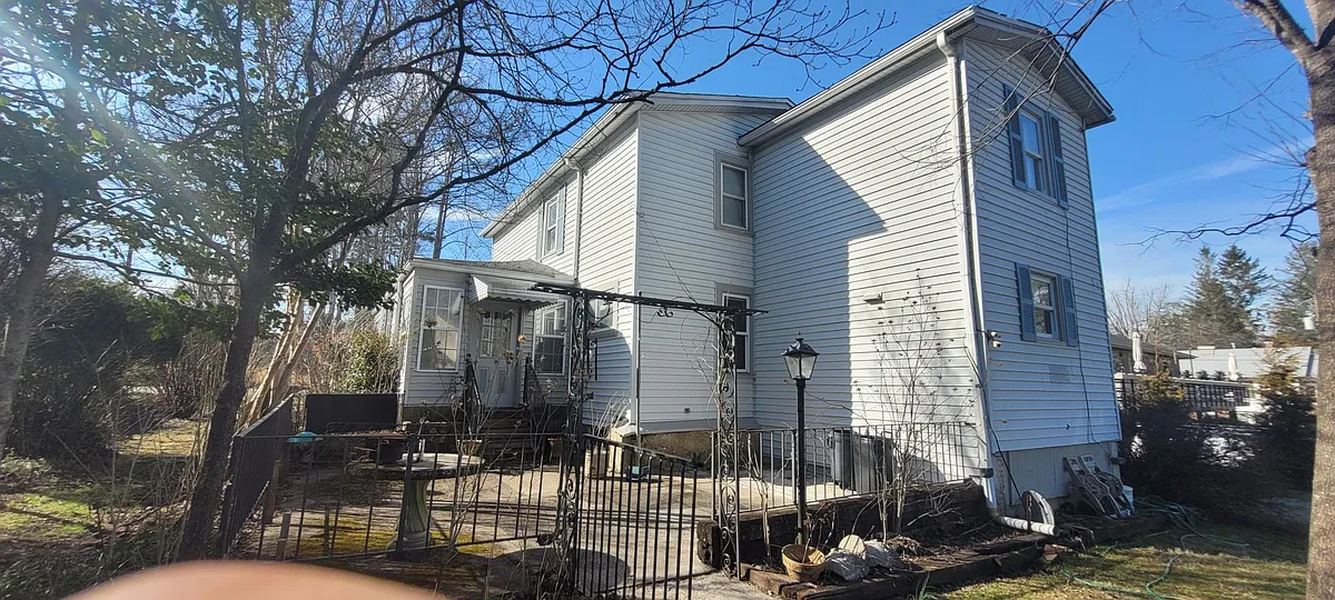 Rear of house, patio - 483 S Broad St