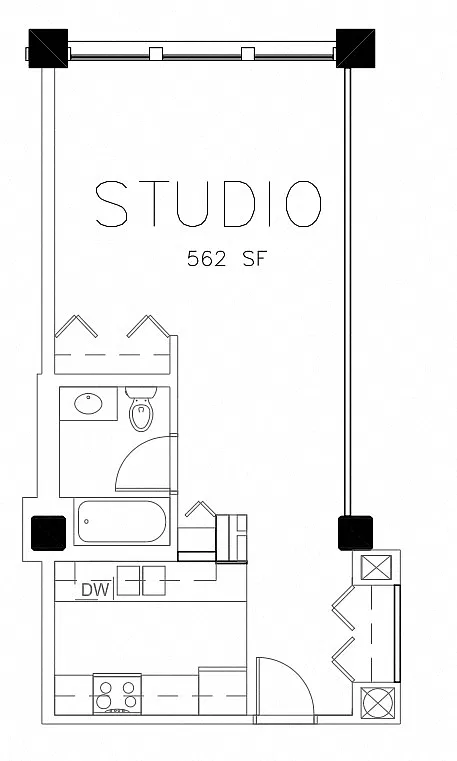 Floor plan Studio-P S3-7