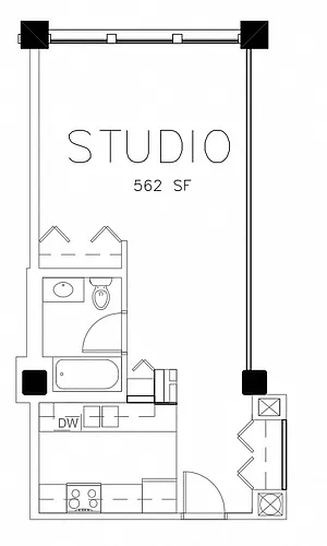 Floor plan Studio-P S3-7