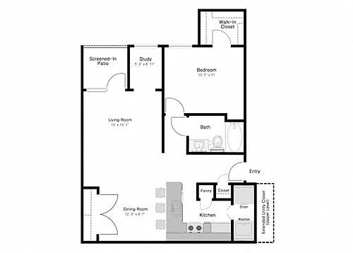 Floor plan The Boardwalk