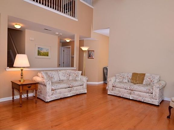 Dramatic Two Story Living Room