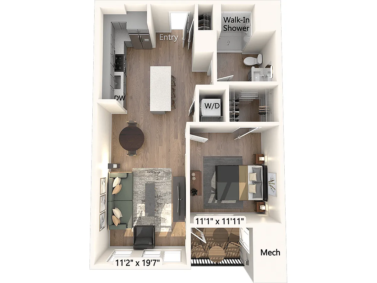 Floor plan AM10-727sf-2207-2307