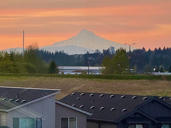 Mt hood view from Master Bedroom