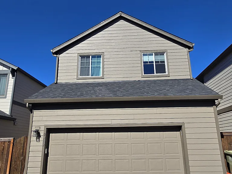Two car garage