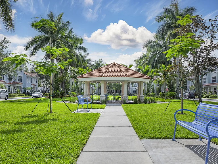Green Space with Gazebo and Seating
