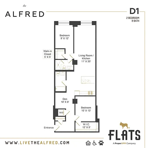 Floor plan D1