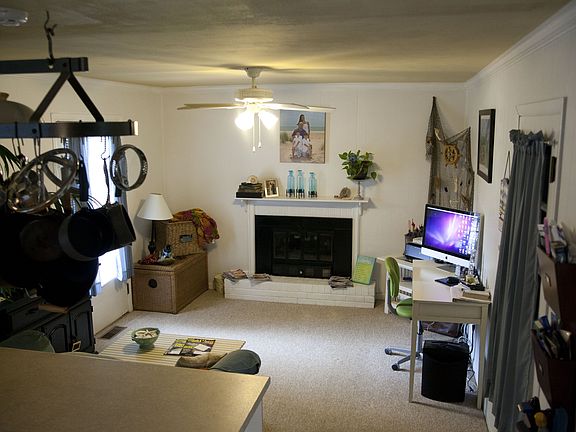 Office/Den with Fireplace