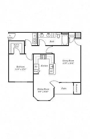 Floor plan 1E Renovation 6