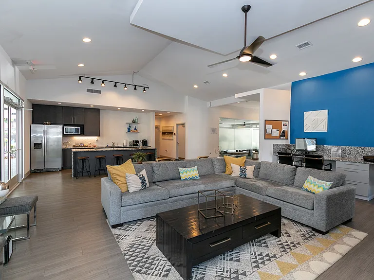 Resident Lounge with Coffee Station.