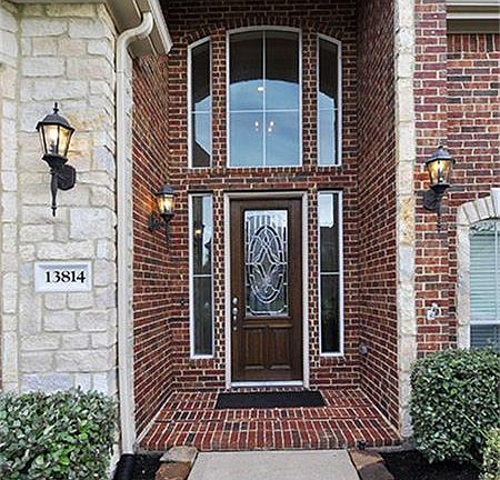 Beautiful Entry with luscious landscaping