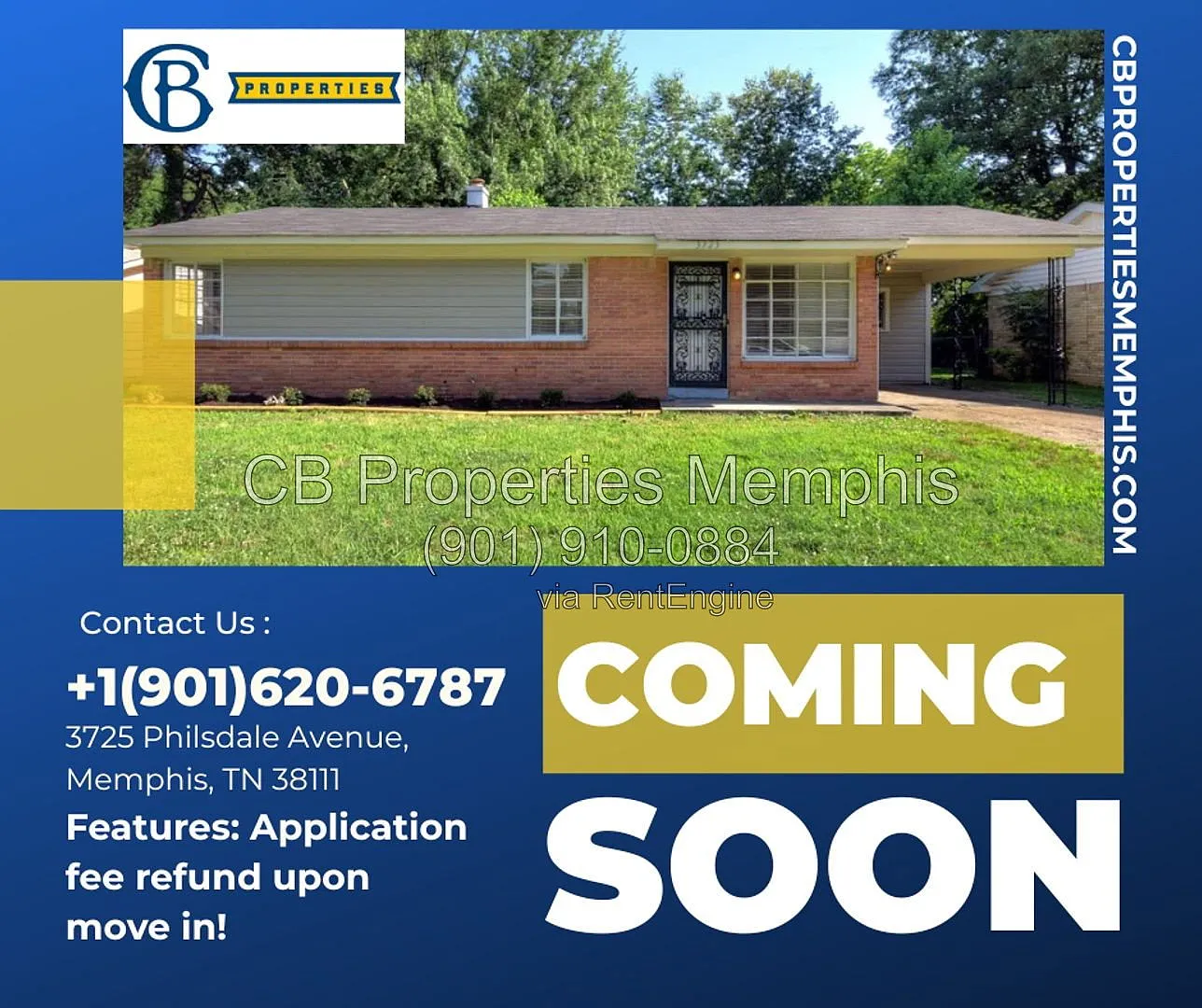 3 bed, 1.0 bath, 1110 sqft, $1,125 — Photo 1