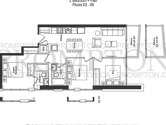 2nd image of 90 Queens Wharf Rd #910