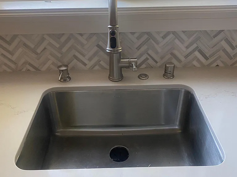 Kitchen sink and faucet