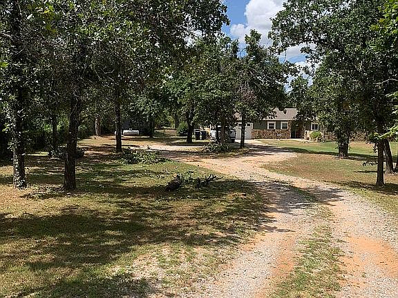 Front view from the road