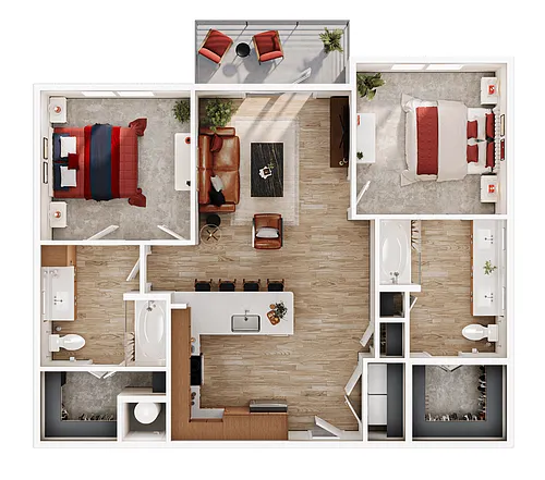 Floor plan B1-1
