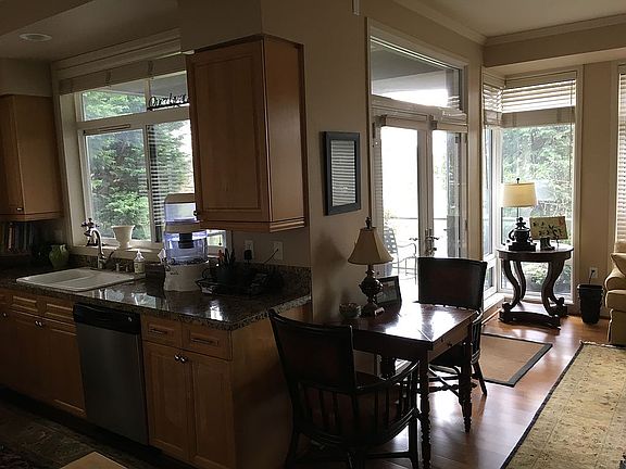 kitchen (L)/Patio entry (R)
