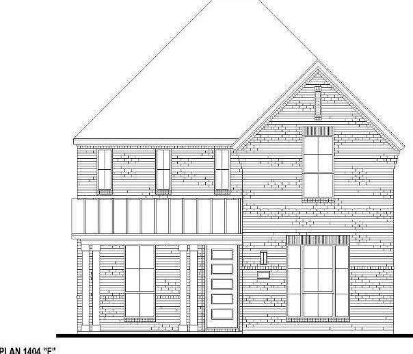 Plan 1404 Elevation F