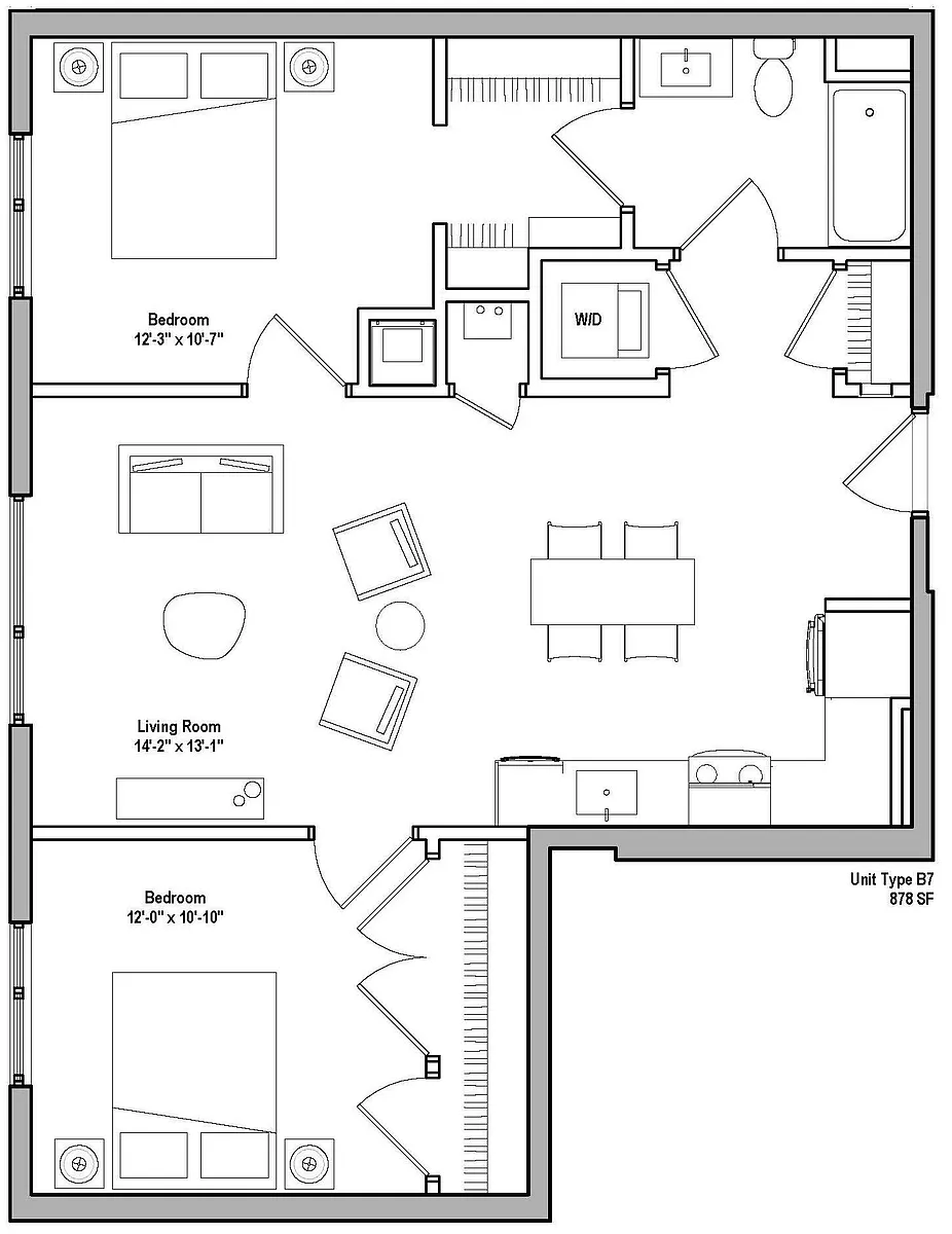 Floor plan B7
