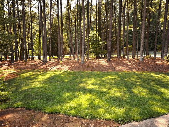 View of lovely front yard