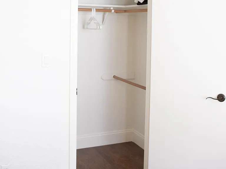 all three rooms have walk in closets