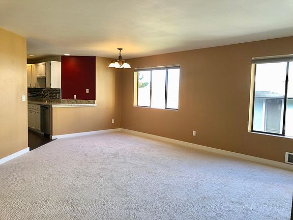 Living room and kitchen