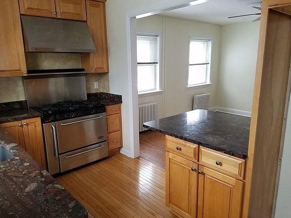 Kitchen looking into dining room