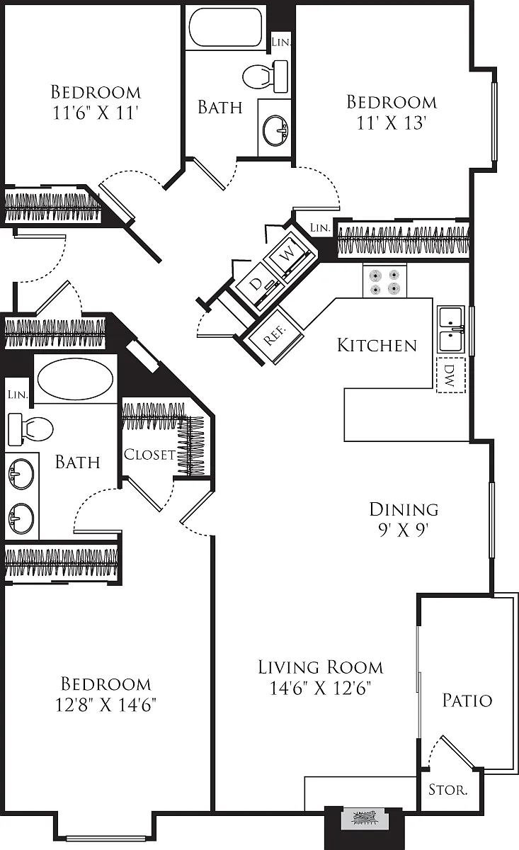 Floor plan C1