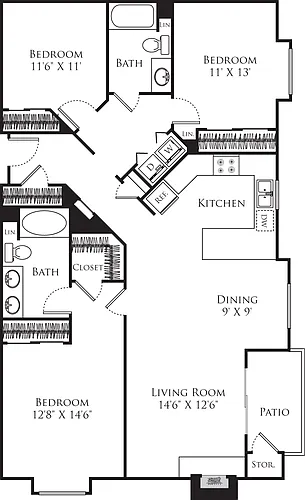 Floor plan C1