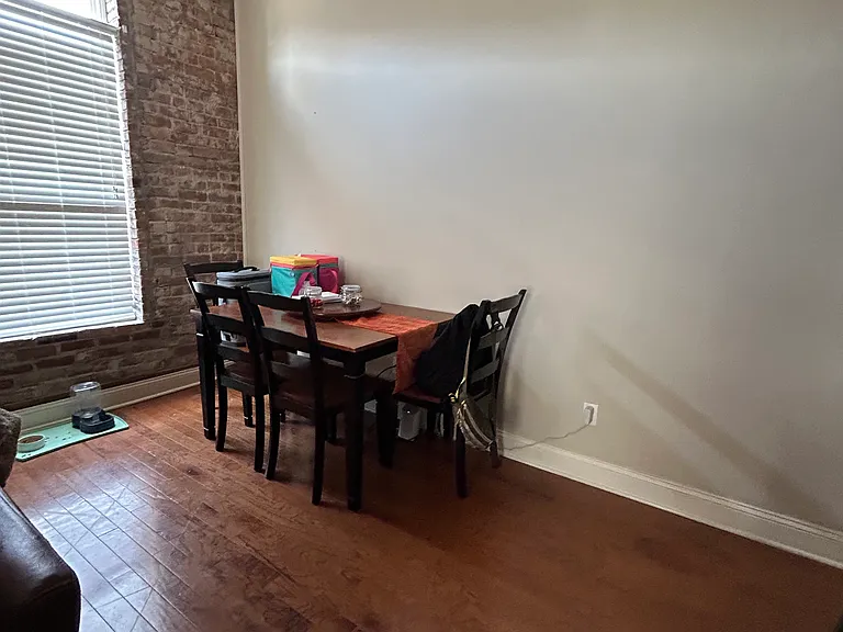 Study area in the living room.