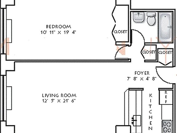 5th image of 1 Irving Pl APT G21c